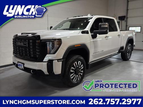 White Frost Tricoat 2025 GMC Sierra 3500 Denali
