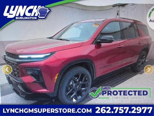 Radiant Red Tintcoat 2026 Chevrolet Traverse RS