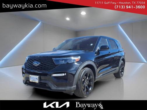 Agate Black Metallic 2022 Ford Explorer ST-Line
