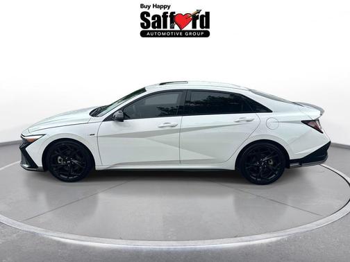 Atlas White 2025 Hyundai ELANTRA N Line
