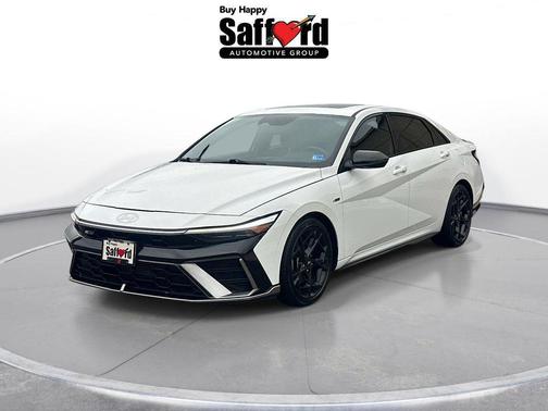 Atlas White 2025 Hyundai ELANTRA N Line