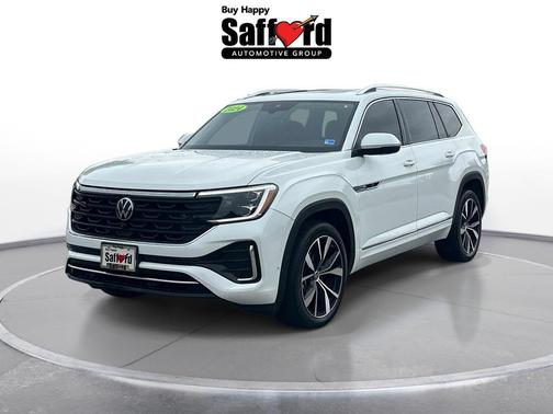 Opal White Pearl 2024 Volkswagen Atlas 2.0T SEL Premium R-Line 4MOTION