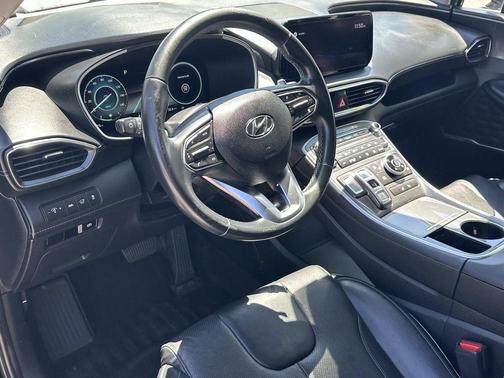 Twilight Black 2021 Hyundai SANTA FE HEV SEL Premium