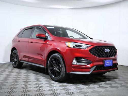 Red Metallic 2024 Ford Edge ST Line