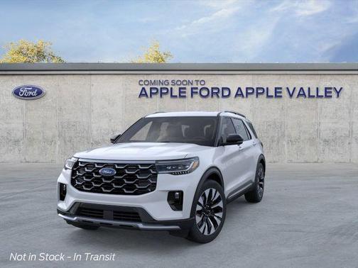 White 2026 Ford Explorer Platinum