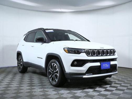 Bright White Clearcoat 2023 Jeep Compass Limited