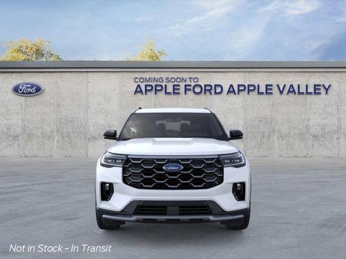 White 2026 Ford Explorer Platinum