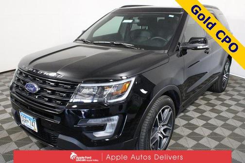 SHADOW BLACK 2017 Ford Explorer sport