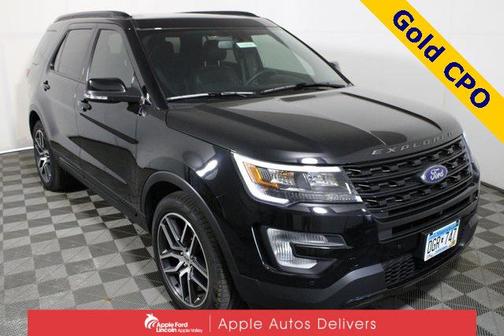SHADOW BLACK 2017 Ford Explorer sport