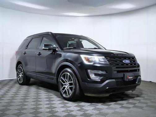 SHADOW BLACK 2017 Ford Explorer sport