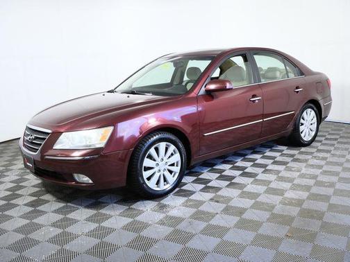 Dark Cherry Red 2009 Hyundai SONATA Limited
