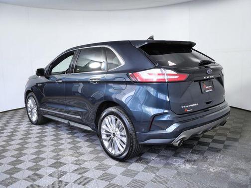 Blue Metallic 2023 Ford Edge Titanium