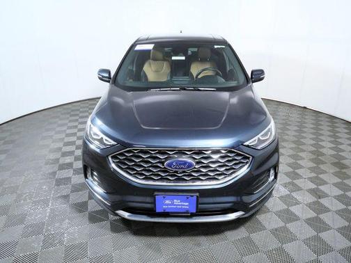 Blue Metallic 2023 Ford Edge Titanium