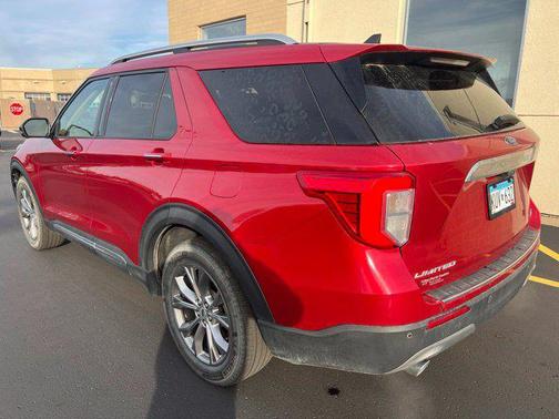 Red Metallic 2021 Ford Explorer Limited