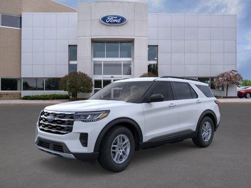 White Metallic 2026 Ford Explorer Active