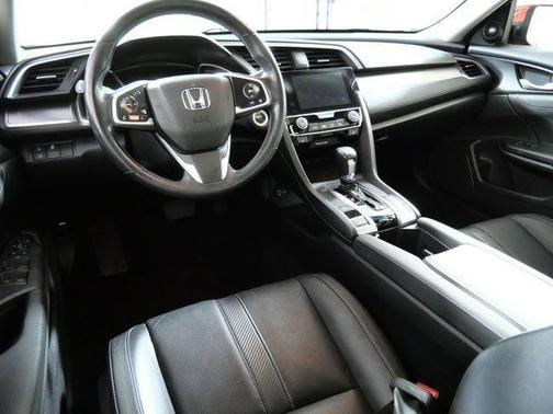 Red 2018 Honda Civic Touring