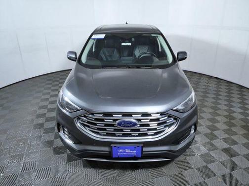 Gray Metallic 2023 Ford Edge Titanium