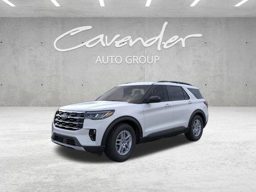 Space White Metallic 2026 Ford Explorer Active