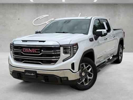 White Frost Tri-Coat 2024 GMC Sierra 1500 SLT
