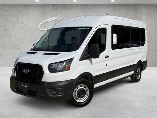 Oxford White 2023 Ford Transit-350 XL