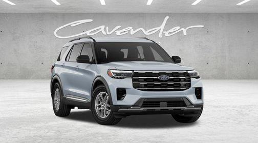 Space White Metallic 2026 Ford Explorer Active