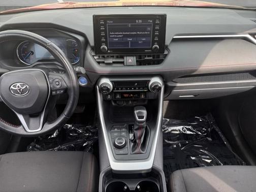 Red 2021 Toyota RAV4 Prime SE