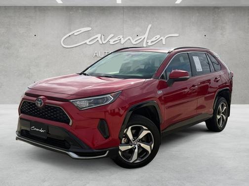 Red 2021 Toyota RAV4 Prime SE