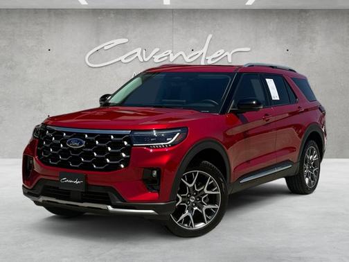 RAPID RED MET TINTED CC 2025 Ford Explorer PLATINUM