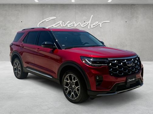 RAPID RED MET TINTED CC 2025 Ford Explorer PLATINUM