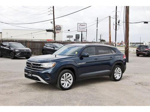 Tourmaline Blue Metallic 2023 Volkswagen Atlas Cross Sport 3.6L V6 SE w/Technology