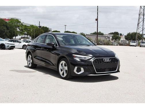 Brilliant Black 2024 Audi A3 40 Premium