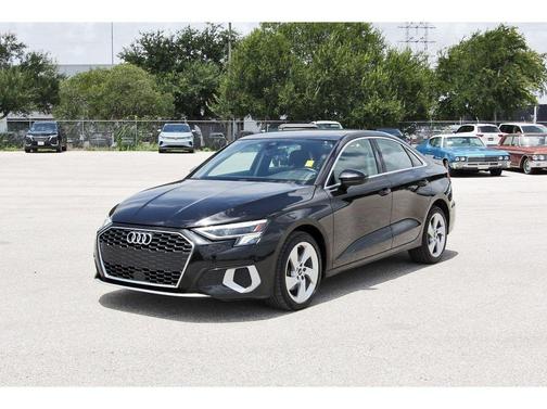 Brilliant Black 2024 Audi A3 40 Premium