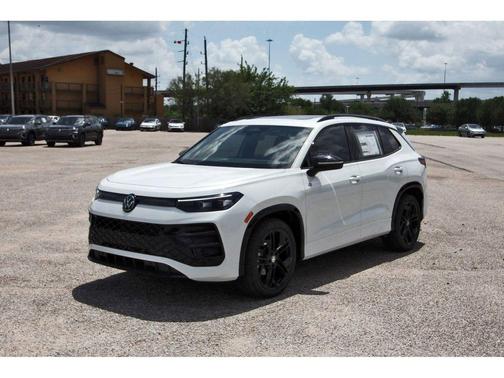 Opal White Pearl 2026 Volkswagen Tiguan 2.0T SE R-Line Black