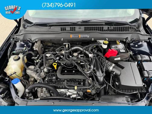 Blue 2020 Ford Fusion SE