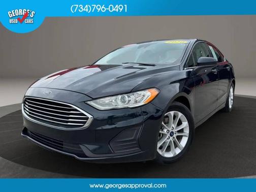 Blue 2020 Ford Fusion SE