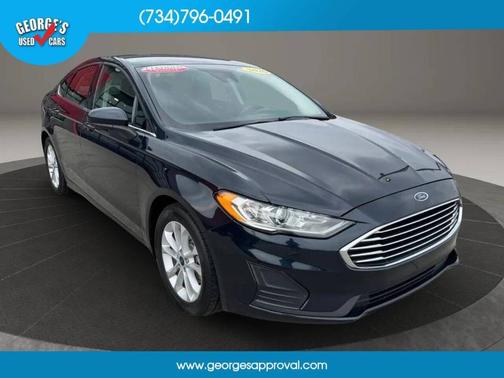 Blue 2020 Ford Fusion SE