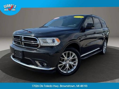 Black 2016 Dodge Durango Limited
