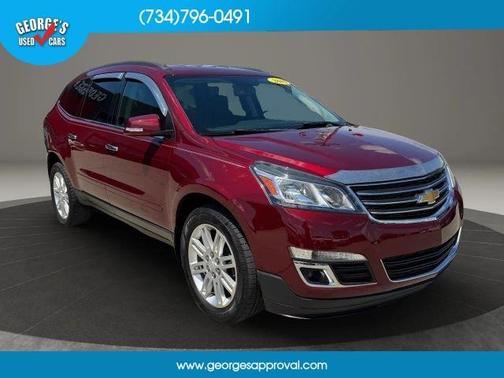 Red 2015 Chevrolet Traverse 1LT
