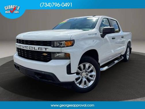 White 2021 Chevrolet Silverado 1500 Custom