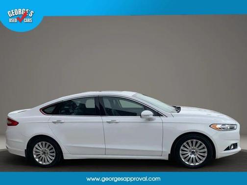 White 2013 Ford Fusion Energi Titanium