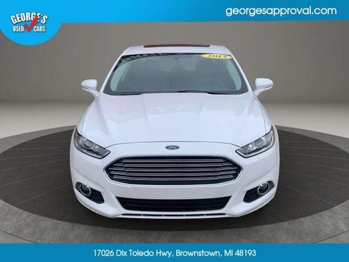 White 2013 Ford Fusion Energi Titanium
