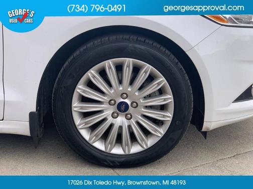 White 2013 Ford Fusion Energi Titanium