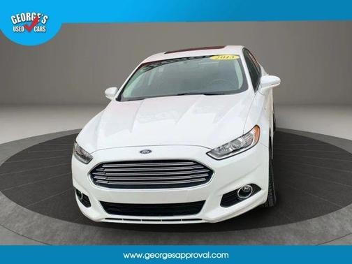 White 2013 Ford Fusion Energi Titanium