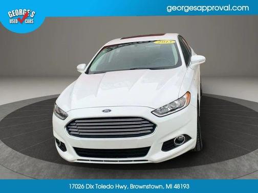 White 2013 Ford Fusion Energi Titanium