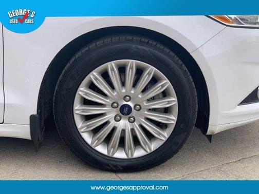 White 2013 Ford Fusion Energi Titanium