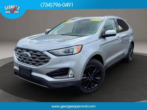 Silver 2020 Ford Edge SEL