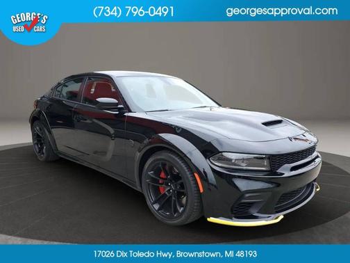 Pitch Black 2022 Dodge Charger SRT Hellcat Widebody