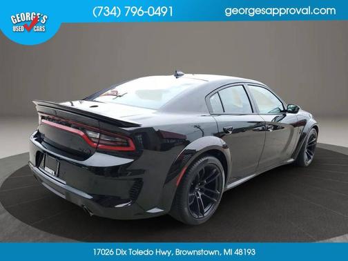 Pitch Black 2022 Dodge Charger SRT Hellcat Widebody