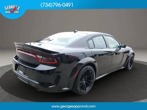 Pitch Black 2022 Dodge Charger SRT Hellcat Widebody