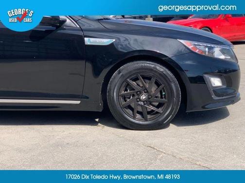 Black 2014 Kia Optima Hybrid LX